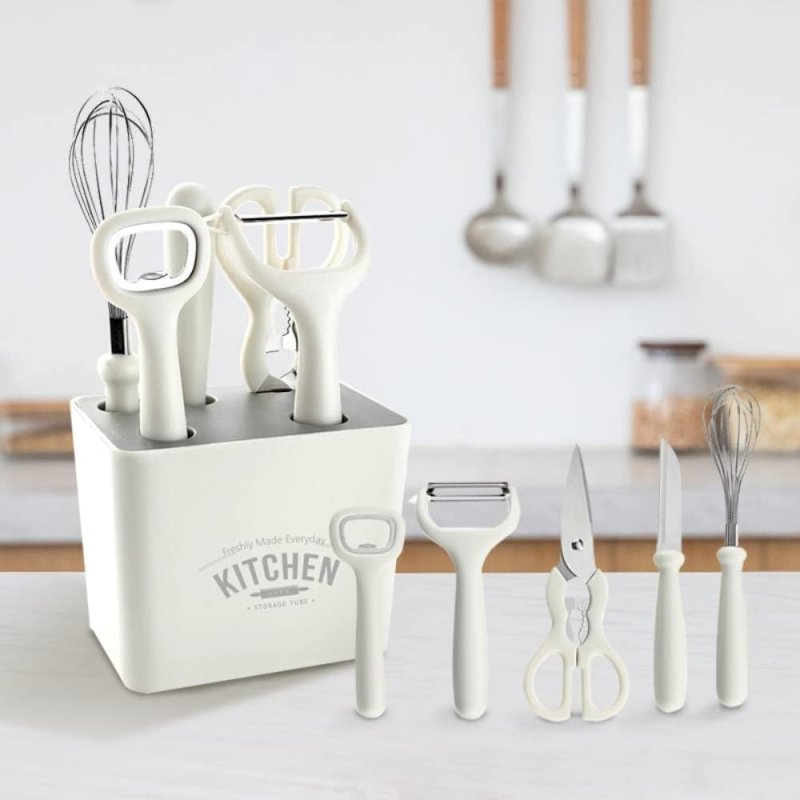 Multi-Purpose Kitchen Tool Set with Storage Holder